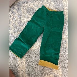 The cutest reversible Hannah Kate corduroy pants with elastic waist band size 4